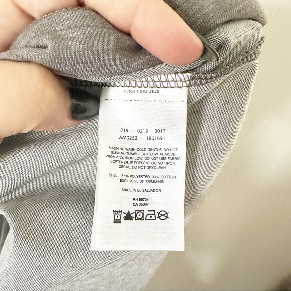 Columbia Thistletown Park Raglan Long Sleeve Hoodie Grey M NWT - Picture 9 of 9